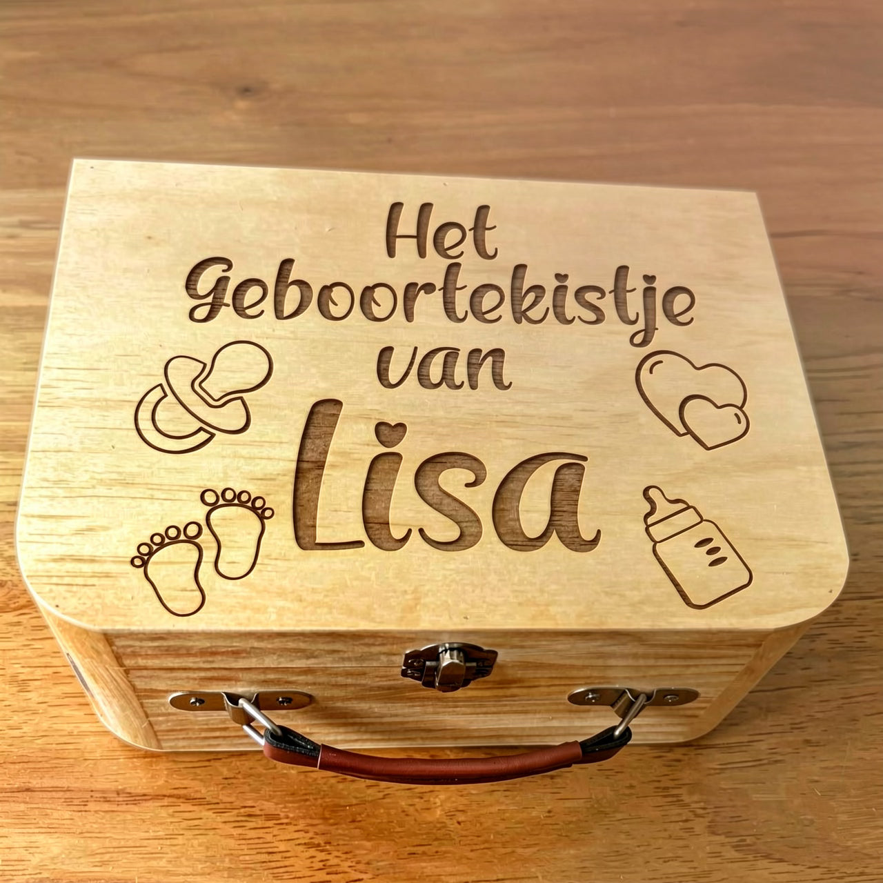 Gepersonaliseerd Geboortekistje