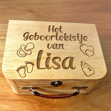 Gepersonaliseerd Geboortekistje